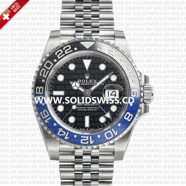 Rolex GMT-Master II Batman Blue Black Ceramic Bezel 40mm Watch