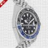 Rolex GMT-Master II Batman Blue Black Ceramic Bezel 904L Steel Jubilee Bracelet Swiss Replica Watch