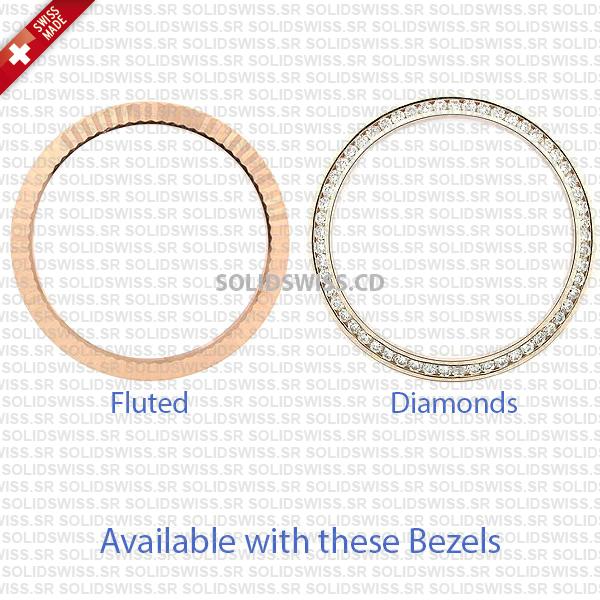 Real Moissanite Diamonds Bezel Swiss Replica Solidswiss.cd