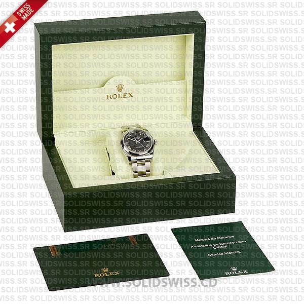 Rolex Box Set and Papers with International Warranty Card