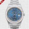 Rolex Datejust Blue Roman Dial | 41mm Swiss Replica Watch