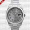 Rolex Datejust Arabic Silver Dial 904L Steel | Replica Watch