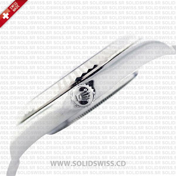 Rolex Datejust Arabic Silver Dial 904L Steel Watch