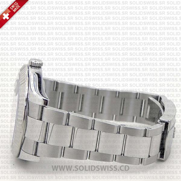 Rolex Datejust Black Diamonds Dial Stainless Steel 41mm