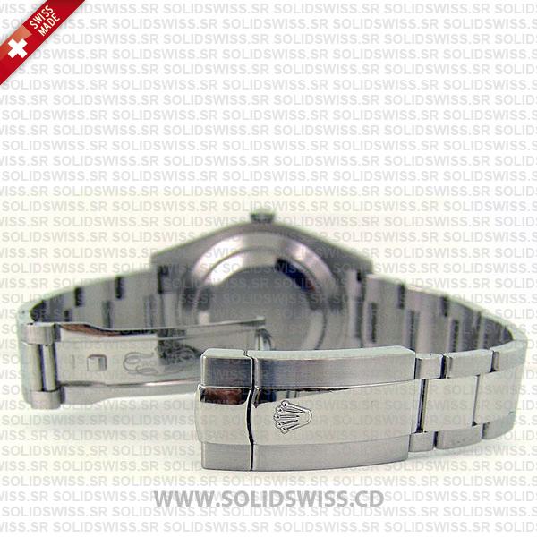 Rolex Datejust 41mm Black Diamonds Dial Stainless Steel