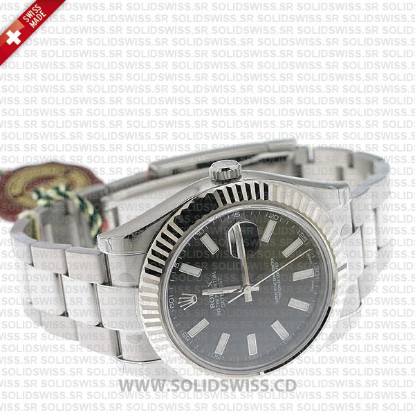 Rolex Datejust SS Black