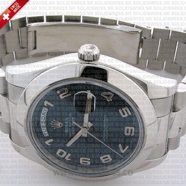 Rolex Day-Date SS Blue Wave