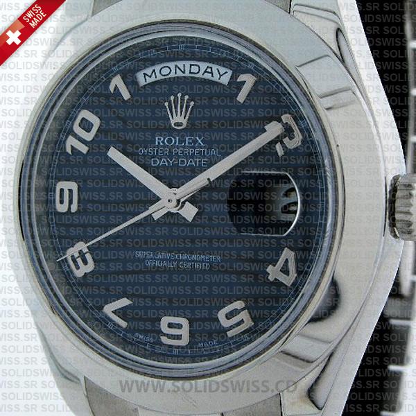 Rolex Day-Date SS Blue Wave