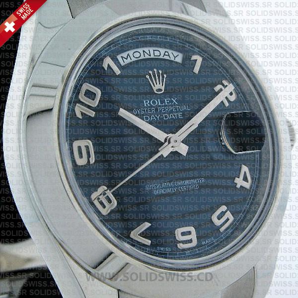 Rolex Day-Date SS Blue Wave