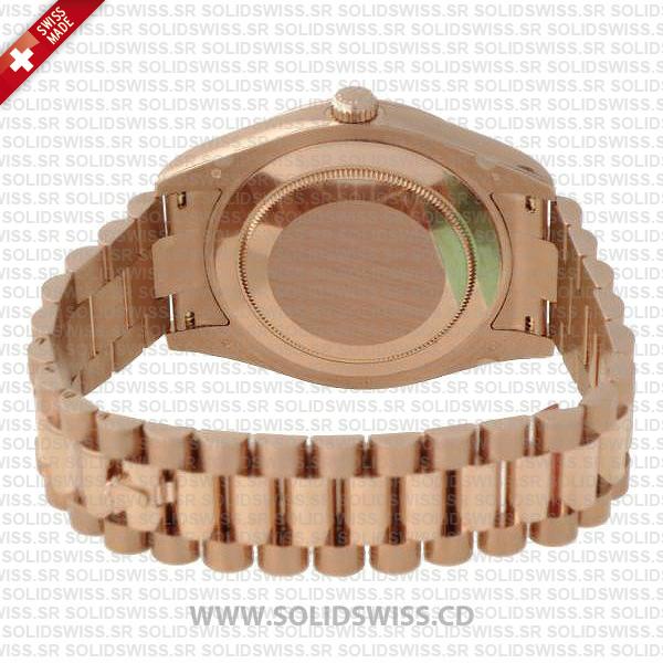 Rolex Day-Date Rose Gold Gold Roman