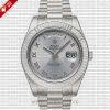 Rolex Day-Date II White Gold Stainless Steel | Silver Roman Dial