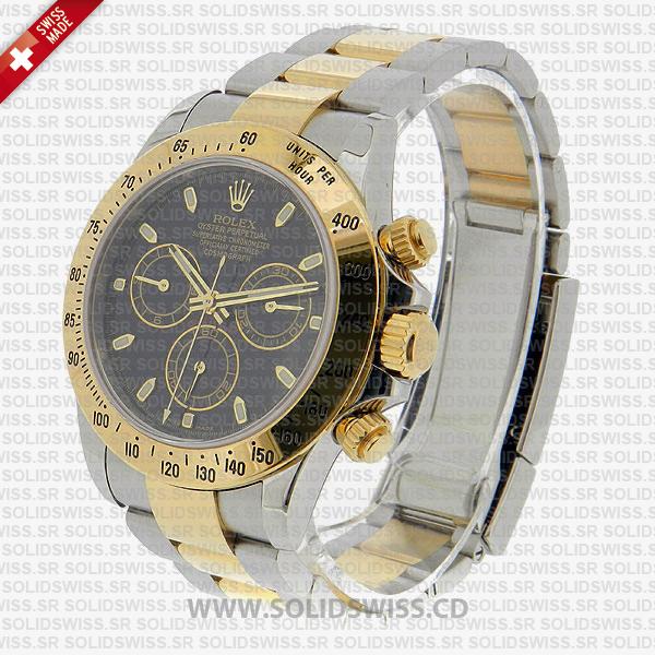 Rolex Daytona Two-Tone Black Dial 40mm