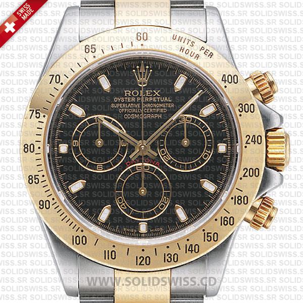 Rolex Daytona Two-Tone Black Dial