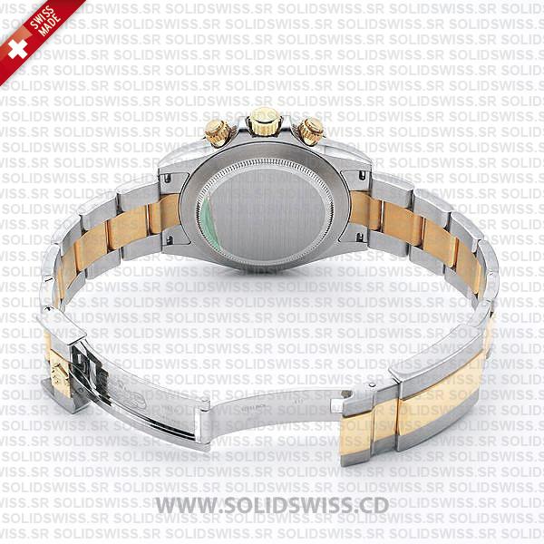 Rolex Daytona Two-Tone Black Dial 40mm Oyster Bracelet