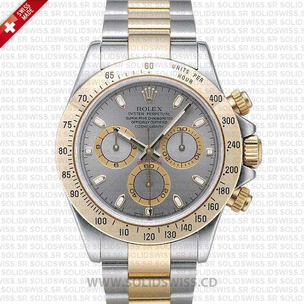 Rolex Daytona Two-Tone Stainless Steel Grey Dial 40mm Watch