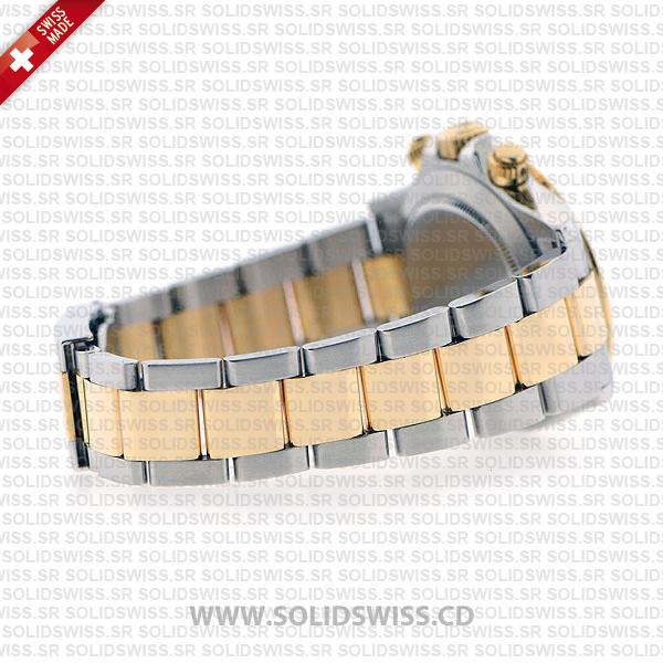 Rolex Daytona Two-Tone Blue Arabic Dial Watch