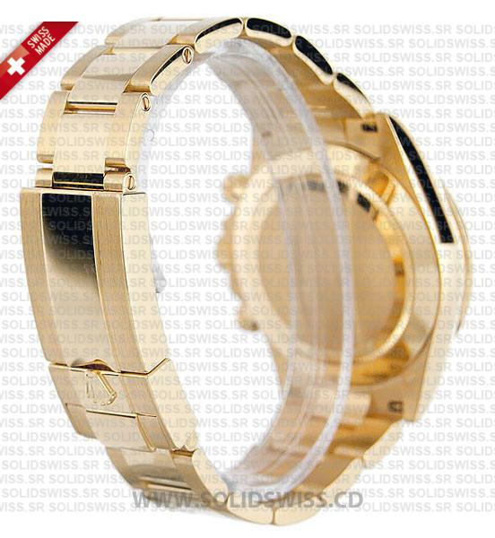 Rolex Daytona 18k Yellow Gold Stainless Steel Gold Dial 40mm