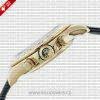 Rolex Daytona Gold Leather Strap White Arabic Dial 40mm