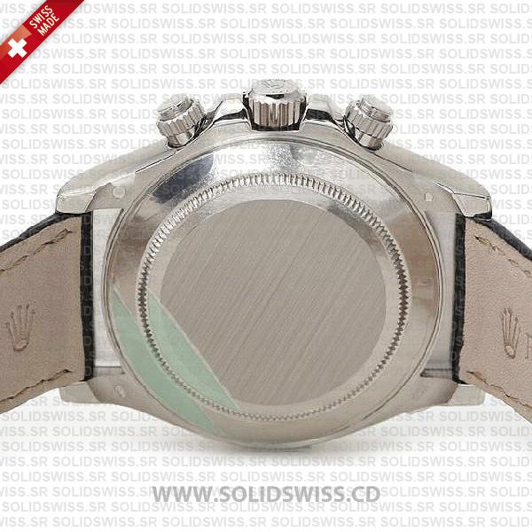 Rolex Daytona Leather Strap Meteorite Dial