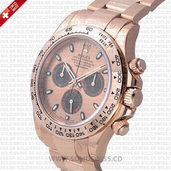 Rolex Daytona 904L Steel Rose Gold Dial