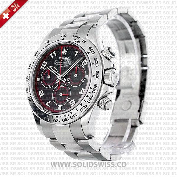 Rolex Daytona Black Arabic Dial Stainless Steel