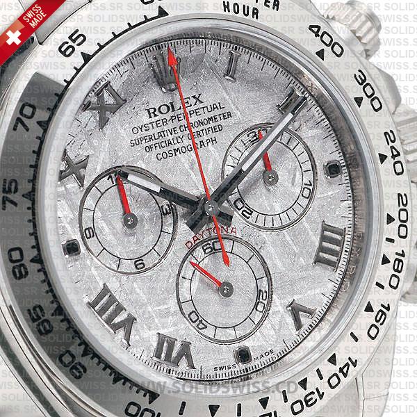 Rolex Daytona White Gold Meteorite Dial 40mm