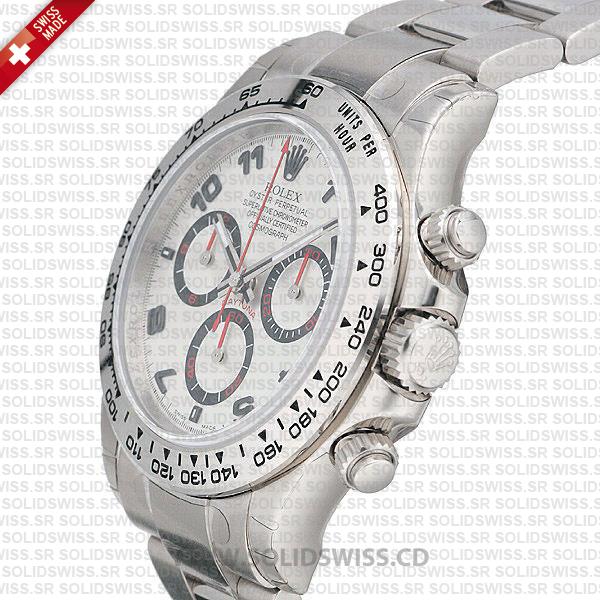 Rolex Daytona White Gold Arabic Dial 40mm Watch