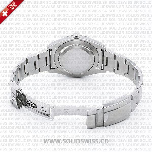 Rolex Explorer 1 Stainless Steel Black Dial Oysterlock safety clasp