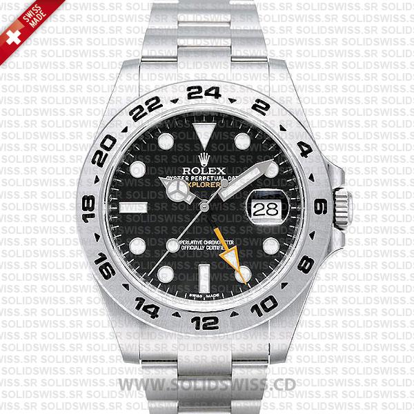 Rolex Explorer II Black Dial 42mm | Luxury Replica Watch