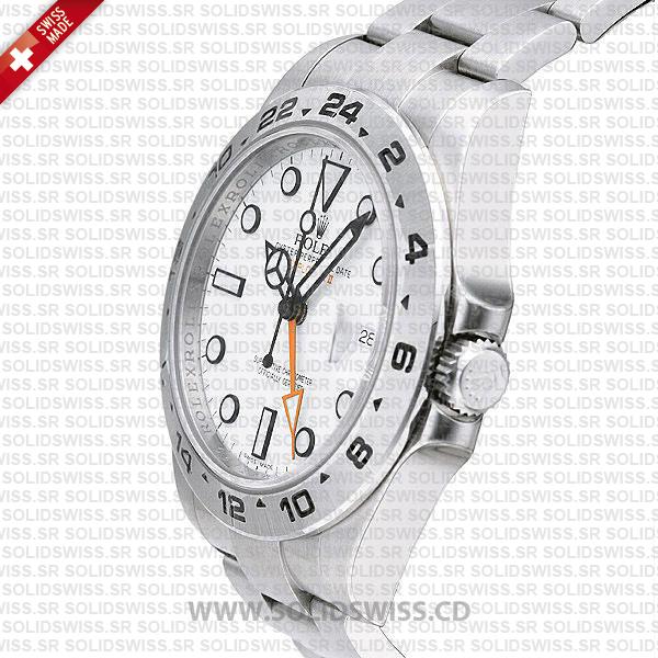 Rolex Explorer II 42mm White Dial Replica Watch