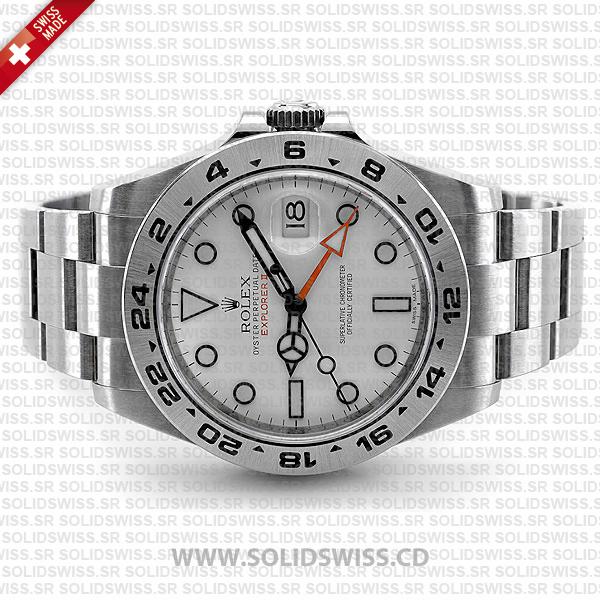 Rolex Explorer II 42mm White Dial Replica