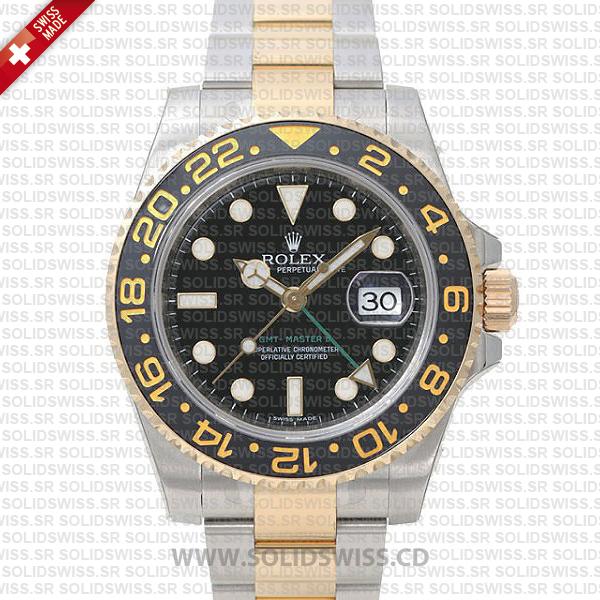 Rolex GMT-Master II Two Tone | 18k Yellow Gold Replica Watch