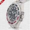 Rolex GMT-Master II 18k White Gold Blue Red Ruby