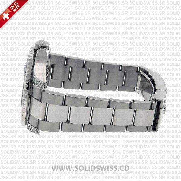 Rolex GMT-Master II 18k White Gold Blue Ruby Stainless Steel Watch