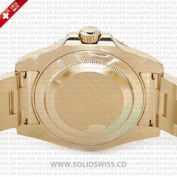 Rolex GMT-Master II 18k Yellow Gold Black Dial 40mm