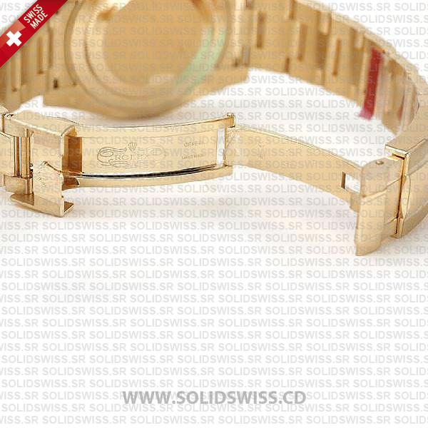 Rolex GMT-Master II 18k Yellow Gold Black Dial