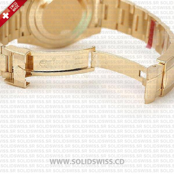 Rolex GMT-Master II 18k Yellow Gold Green Dial 40mm