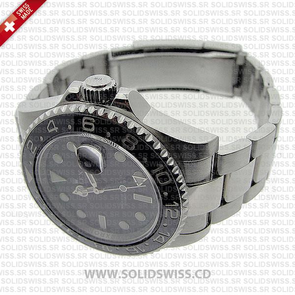 Rolex GMT-Master II Black Ceramic Bezel Watch