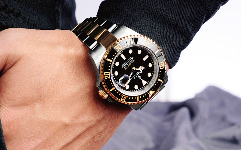 rolex sea-dweller 43mm steel gold 126603 swiss replica review