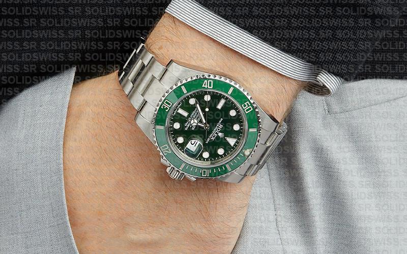 Rolex Submariner Hulk 904L Steel Replica Details | Solid Swiss