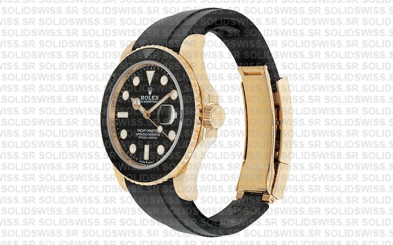 Solidswiss Review Rolex Replica Watch Rolexal Yacht Master 42 Yellow Gold Oysterflex 226658 Superclone