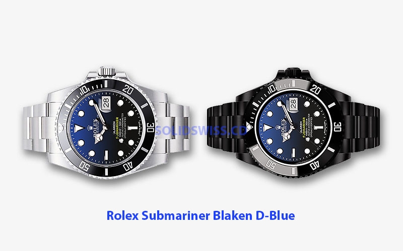 Rolex Submariner Blaken D-Blue Dial | Black Ceramic Bezel