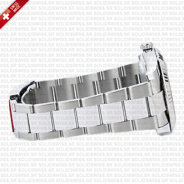 Rolex Datejust 41 Oyster Blue Dial Stick Markers 904l Steel 18k White Gold Fluted Bezel 41mm Swiss Replica Watch