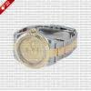 Rolex Datejust Ii Oyster 2-tone 18k Yellow Gold/904l Steel Fluted Bezel Gold Dial Diamond Markers 41mm Swiss Replica Watch
