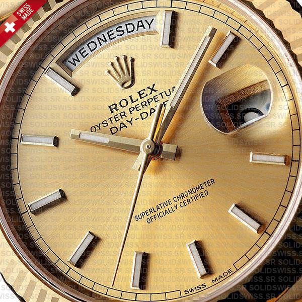 Rolex Day-date 40 Yellow Gold Gold Roman (copy)