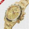 Rolex Cosmograph Daytona 18k Yellow Gold Diamond Gold Dial 40mm Watch