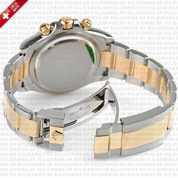 Rolex Cosmograph Daytona 2-tone 18k Yellow Gold/904l Steel Ref.126503 Gold Dial Stick Markers 40mm Cal.4131 Swiss Replica Super Clone New 2024 Model