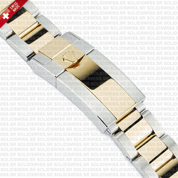 Rolex Cosmograph Daytona 2-tone 18k Yellow Gold/904l Steel Ref.126503 Gold Dial Stick Markers 40mm Cal.4131 Swiss Replica Super Clone New 2024 Model