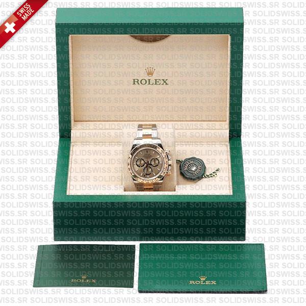 Rolex Cosmograph Daytona 2-tone 18k Yellow Gold/904l Steel Ref.126503 Gold Dial Stick Markers 40mm Cal.4131 Swiss Replica Super Clone New 2024 Model