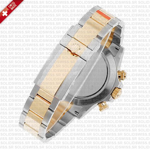 Rolex Cosmograph Daytona Two-Tone 18k Yellow Gold Oyster Bracelet 40mm Replica Watch